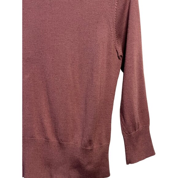 Banana Republic Women's M Turtleneck Extra Fine Italian Merino Wool Sweater Soft - Picture 6 of 13